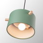Suspension Averie Design Moderne Métal et Bois Blanc Blanc SKD-P1013-OG pour Cuisine et Chambre