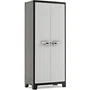 Keter - TITAN - Armoire de rangement utilitaire extérieure - 44 x 80 x 182 cm - Gris
