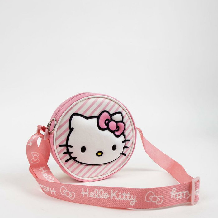 Sac à Bandoulière Hello Kitty Rose 13 x 13 x 4 cm Sac à Bandoulière Hello Kitty Rose 13 x 13 x 4 cm