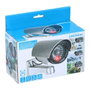 Grundig Caméra de sécurité factice bullet chromé 11 x 8 x 17 cm