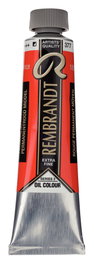Rembrandt Peinture à l'huile Rouge permanent moyen 377 - Tube 40 ml