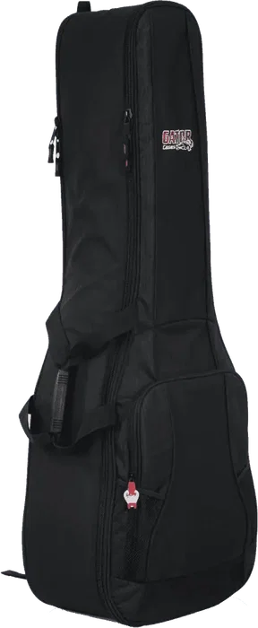 Gator Housse double pour guitare acoustique et électrique Nylon 4G, noire, 113 x 43 x 18 cm Gator Housse double pour guitare acoustique et électrique Nylon 4G, noire, 113 x 43 x 18 cm