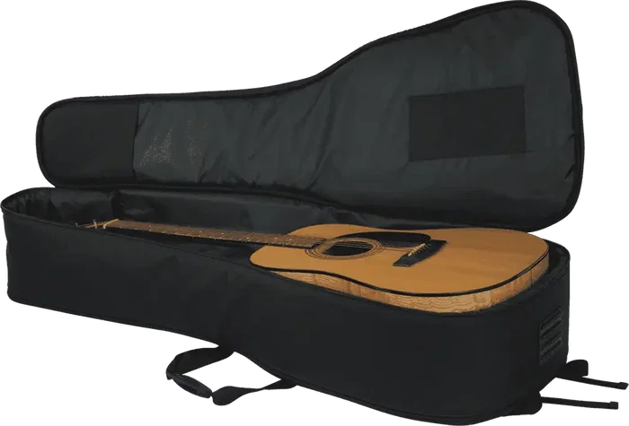 Gator Housse double pour guitare acoustique et électrique Nylon 4G, noire, 113 x 43 x 18 cm Gator Housse double pour guitare acoustique et électrique Nylon 4G, noire, 113 x 43 x 18 cm