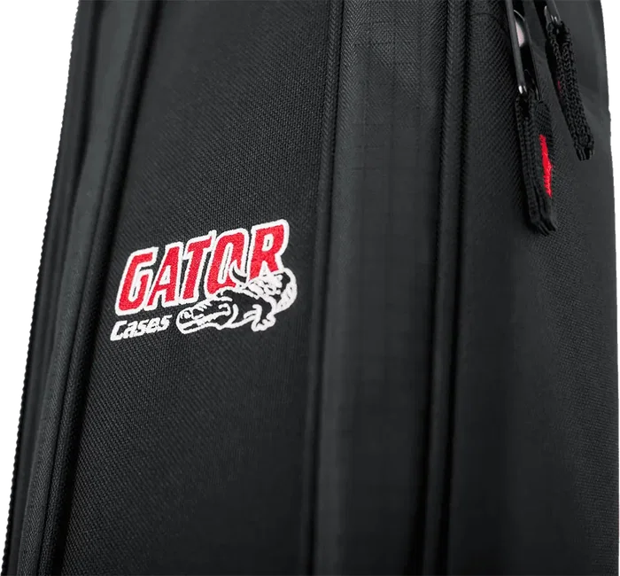 Gator Housse double pour guitare acoustique et électrique Nylon 4G, noire, 113 x 43 x 18 cm Gator Housse double pour guitare acoustique et électrique Nylon 4G, noire, 113 x 43 x 18 cm