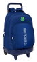 Safta Sac à dos grande avec roues compact et détachable F.C. Barcelona bleu marine 33x45x22 cm