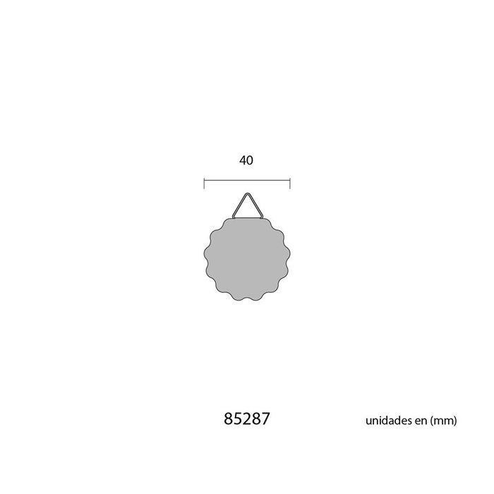 Edm Pack de 5 anneaux adhésifs pour cadres Edm Pack de 5 anneaux adhésifs pour cadres