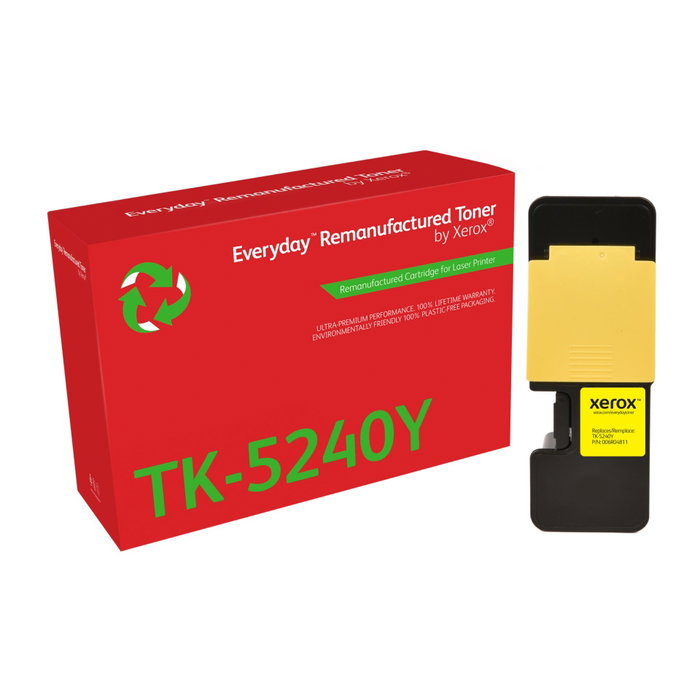 Xerox Everyday Cartouche de Toner Jaune (Remanufacturée) pour Kyocera TK-5240Y Xerox Everyday Cartouche de Toner Jaune (Remanufacturée) pour Kyocera TK-5240Y