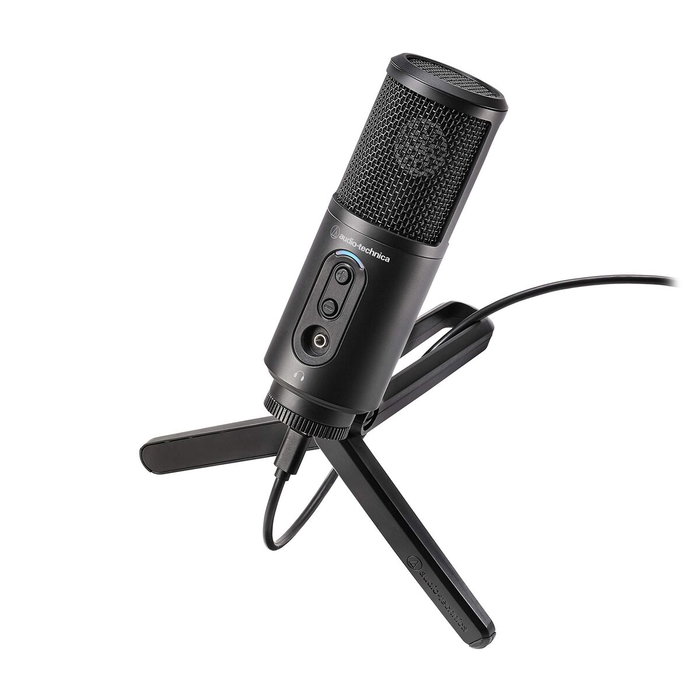 Audio-Technica ATR-2500X-USB Microphone Unidirectionnel Noir Audio-Technica ATR-2500X-USB Microphone Unidirectionnel Noir