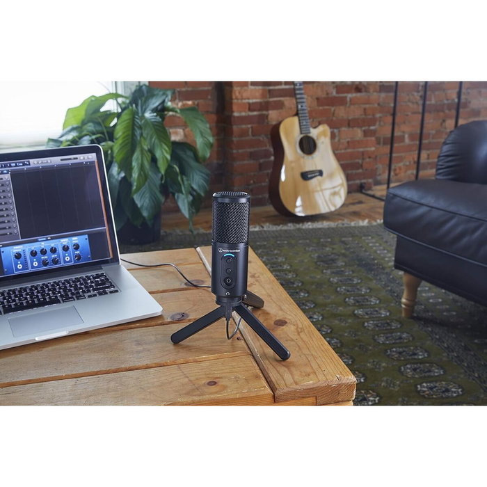 Audio-Technica ATR-2500X-USB Microphone Unidirectionnel Noir Audio-Technica ATR-2500X-USB Microphone Unidirectionnel Noir