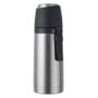 Berghoff 1107126 Thermos de Voyage Isotherme Double Paroi, Antigoutte avec Anse en Silicone et Tasse Dédiée