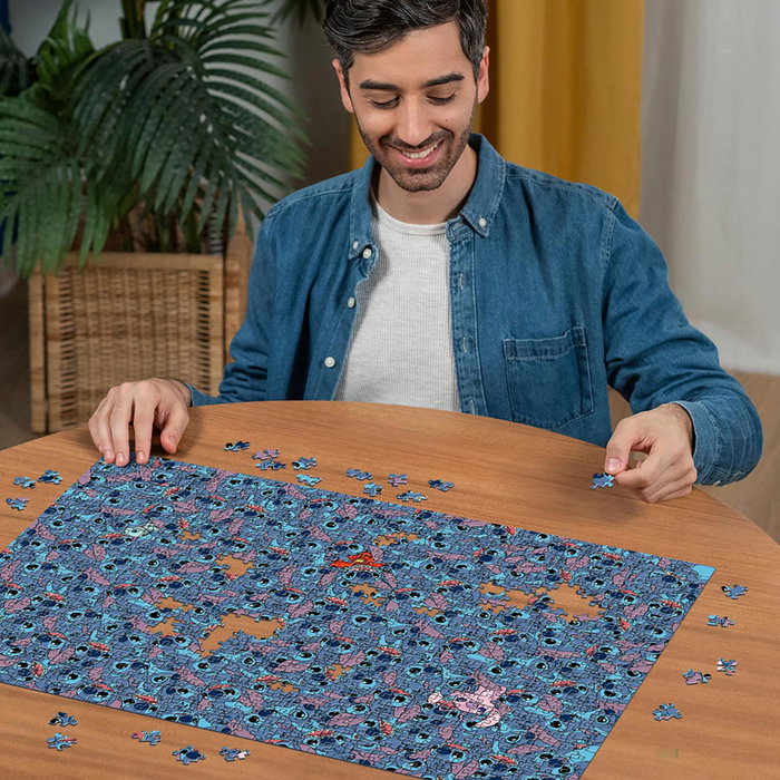 Ravensburger Puzzle Challenge Stitch Disney 1000 Pièces, pour Adultes et Experts à Partir de 14 Ans