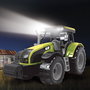 Tachan - Tractor Vert avec Remorque 1:32 à Friction, Lumière LED et Son - Référence T0105