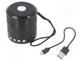GEMBIRD Haut-parleur Bluetooth Noir