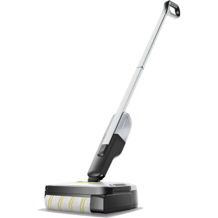 Karcher FC 2-4 Nettoyeur de sols rechargeable, récupère saletés sèches et humides en un seul passage, avec rouleau rotatif et autonomie de 15 min