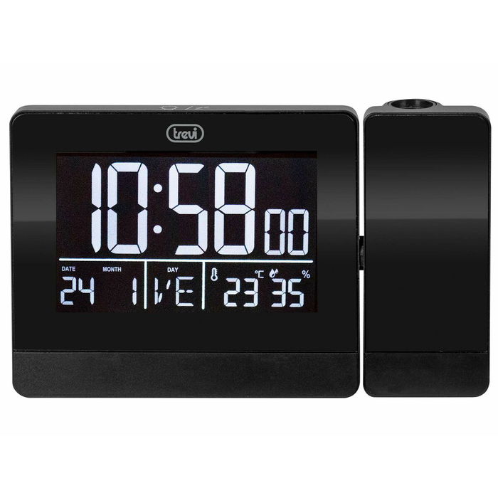 Horloge de table Trevi 0088400 Noir (1 Unité)
