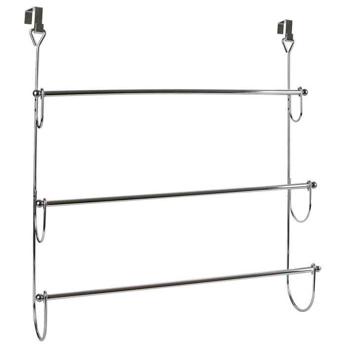 Je cherche une Idee Porte-serviettes de porte à 3 barres Chromé Je cherche une Idee Porte-serviettes de porte à 3 barres Chromé