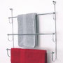 Je cherche une Idee Porte-serviettes de porte à 3 barres Chromé