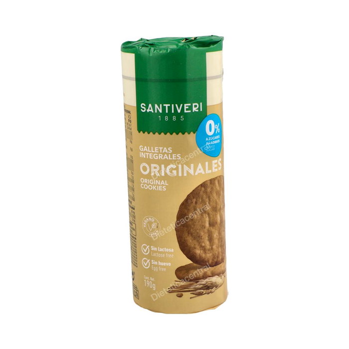 Santiveri Biscuits Digestive Sans Sucre 0% 190g Santiveri Biscuits Digestive Sans Sucre 0% 190g