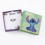 Disney Bague Stitch en Or Plaqué, Pierre Transparente, Autoadjustable, Emballage Officiel - Référence : PEERS HARDY