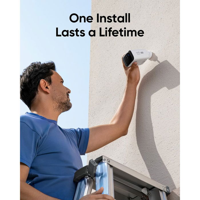 Anker Eufy SoloCam S220 - Caméra de sécurité IP Wi-Fi intérieure et extérieure - Blanc - Montage mur/plafond - Vision nocturne - Alimentation solaire - IP67 - Détection humaine Anker Eufy SoloCam S220 - Caméra de sécurité IP Wi-Fi intérieure et extérieure - Blanc - Montage mur/plafond - Vision nocturne - Alimentation solaire - IP67 - Détection humaine