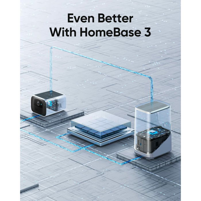 Anker Eufy SoloCam S220 - Caméra de sécurité IP Wi-Fi intérieure et extérieure - Blanc - Montage mur/plafond - Vision nocturne - Alimentation solaire - IP67 - Détection humaine Anker Eufy SoloCam S220 - Caméra de sécurité IP Wi-Fi intérieure et extérieure - Blanc - Montage mur/plafond - Vision nocturne - Alimentation solaire - IP67 - Détection humaine