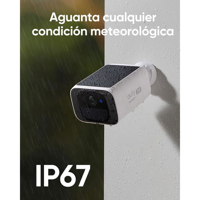 Anker Eufy SoloCam S220 - Caméra de sécurité IP Wi-Fi intérieure et extérieure - Blanc - Montage mur/plafond - Vision nocturne - Alimentation solaire - IP67 - Détection humaine Anker Eufy SoloCam S220 - Caméra de sécurité IP Wi-Fi intérieure et extérieure - Blanc - Montage mur/plafond - Vision nocturne - Alimentation solaire - IP67 - Détection humaine