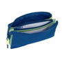 Trousse Fourre-Tout Triple Munich North Blue marine 22 x 12 x 3 cm