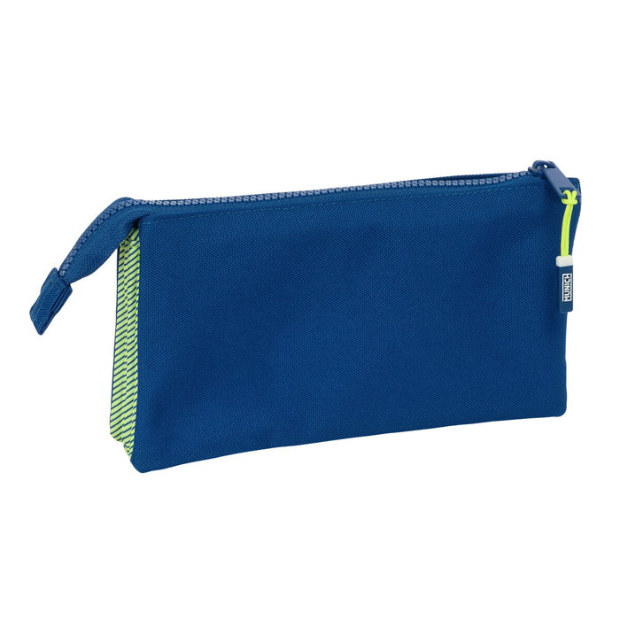 Trousse Fourre-Tout Triple Munich North Blue marine 22 x 12 x 3 cm Trousse Fourre-Tout Triple Munich North Blue marine 22 x 12 x 3 cm