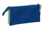 Safta Portatodo Triple Munich "North" - Porte-tout triple, 22 x 12 x 3 cm, pour enfants à partir de 3 ans, produit en espagnol