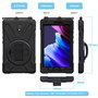 Samsung Housse de protection antichoc Defender pour Galaxy Tab Active3, support rotatif 360°, emplacement stylet, MIL-STD-810H, noir (sans protection écran)