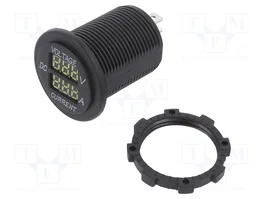 4CARMEDIA Voltmètre et Ampèremètre avec Écran LED