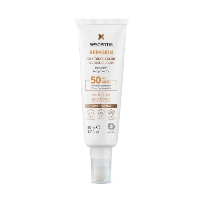 Sesderma Repaskin Facial Toucher Soyeux avec Couleur SPF50 50 ml Sesderma Repaskin Facial Toucher Soyeux avec Couleur SPF50 50 ml