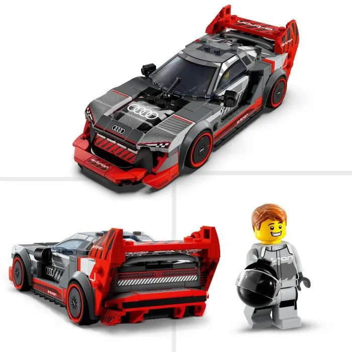 Lego Speed Champions 76921 Audi S1 e-Tron Quattro Coche de Carreras Vehículo de Juguete