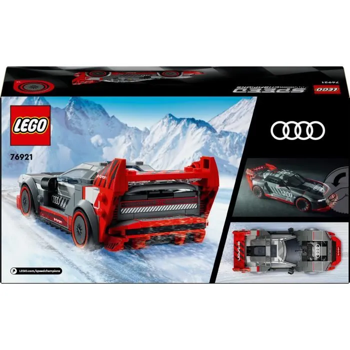 Lego Speed Champions 76921 Audi S1 e-Tron Quattro Coche de Carreras Vehículo de Juguete