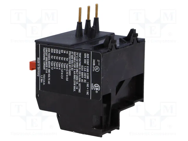 EATON ELECTRIC Relais thermique 4÷6A avec bornes à vis EATON ELECTRIC Relais thermique 4÷6A avec bornes à vis
