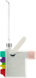 Alessi Cubicorno Boule de Noël Licorne en Verre Soufflé
