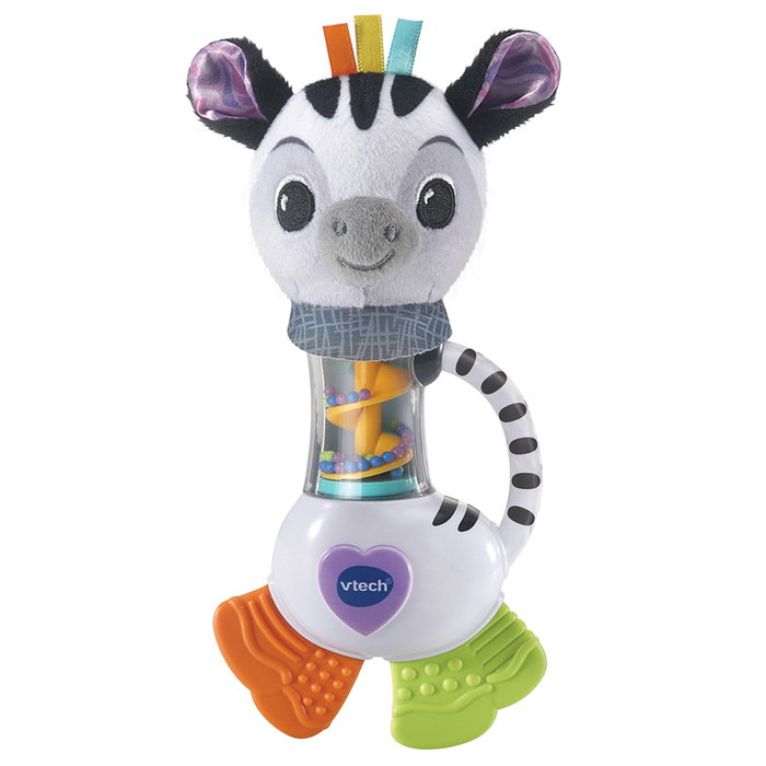 V-Tech Hochet Zèbre Bébé 80-567222 Jouet Sensoriel Textures Mordeur Sans Électronique V-Tech Hochet Zèbre Bébé 80-567222 Jouet Sensoriel Textures Mordeur Sans Électronique