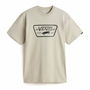 T-shirt à manches courtes homme Vans Full Patch London Fog Beige 5-6 Ans