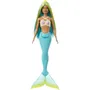 Barbie HRR03 - Poupée Sirène avec Cheveux Colorés, Nageoire et Serre-tête, Collection Aventures Aquatiques, 3 ans et plus