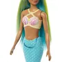 Barbie HRR03 - Poupée Sirène avec Cheveux Colorés, Nageoire et Serre-tête, Collection Aventures Aquatiques, 3 ans et plus