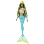 Barbie HRR03 - Poupée Sirène avec Cheveux Colorés, Nageoire et Serre-tête, Collection Aventures Aquatiques, 3 ans et plus
