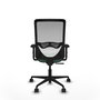 PIQUERAS Y CRESPO Chaise Zulema Synchro Vert émeraude/Blanc Accoudoirs 2D