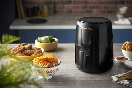 Russell Hobbs 26500-56 Mini friteuse à air sans huile - SATISFRY - Cuisson saine jusqu'à 700g, nettoyage facile au lave-vaisselle, compacte