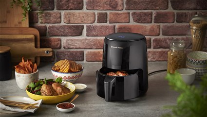 Russell Hobbs 26500-56 Mini friteuse à air sans huile - SATISFRY - Cuisson saine jusqu'à 700g, nettoyage facile au lave-vaisselle, compacte