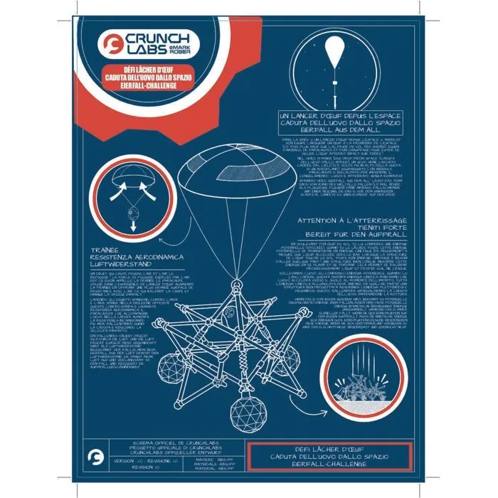 Crunchlabs Kit scientifique - Chute d'œuf Crunchlabs Kit scientifique - Chute d'œuf