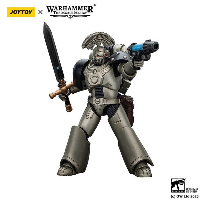Joy Toy (CN) Warhammer The Horus Heresy Iron Warriors MKVI Tactical Sergeant avec épée de puissance et pistolet plasma Joy Toy (CN) Warhammer The Horus Heresy Iron Warriors MKVI Tactical Sergeant avec épée de puissance et pistolet plasma