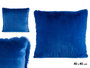 Giftdecor Coussin en Fourrure Synthétique Bleu 40x40 cm (Set de 12)