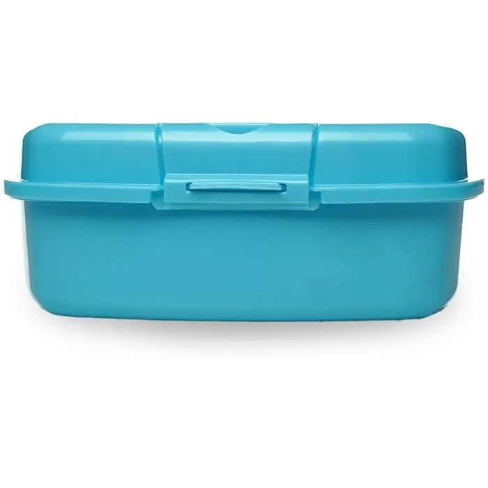 Thermobaby - Boîte à goûter Lilo & Stitch Disney sans BPA - Dimensions: 18 cm x 14 cm x 6 cm - Pratique pour l'école