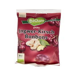 BIODETA Caramels bio au gingembre et à la cerise 75g