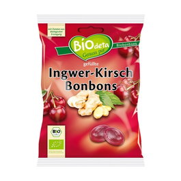 Biocop Caramels bio fourrés gingembre et cerise 75 g